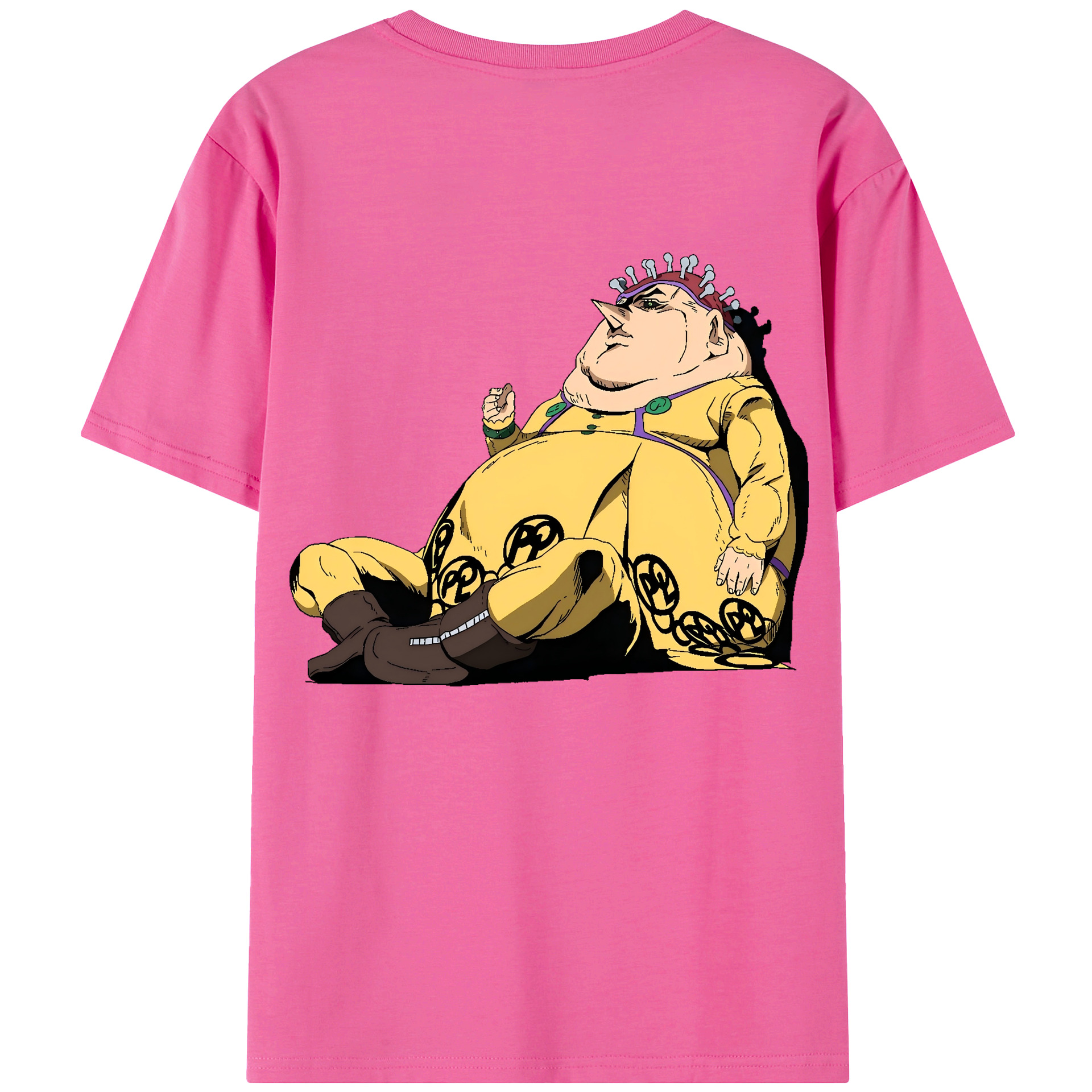 （画像用） ジョジョの奇妙な冒険 ポルポ JoJo's Bizarre Adventure Polpo レディース半袖Tシャツ(バックプリント)